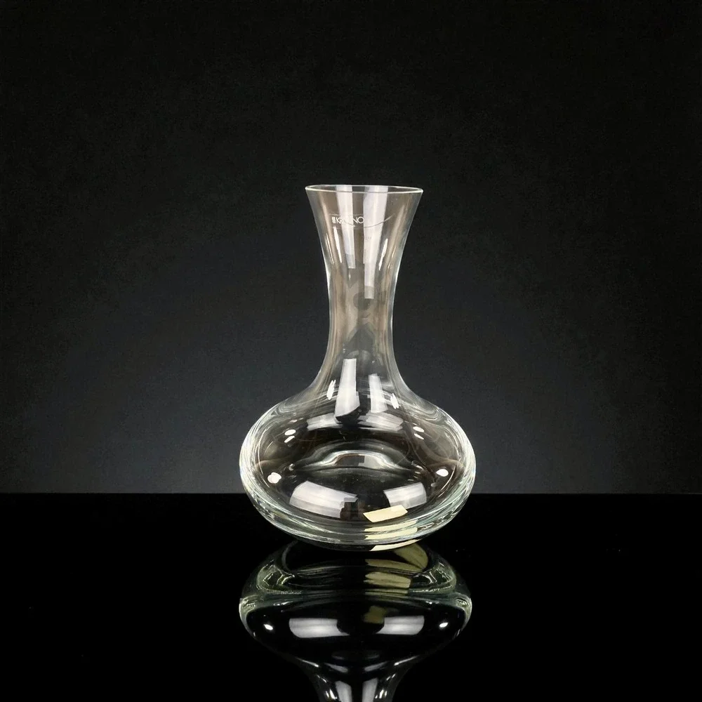 Krosno Poland Crystal Glass‎ Wine Decanter Modern Clear 9